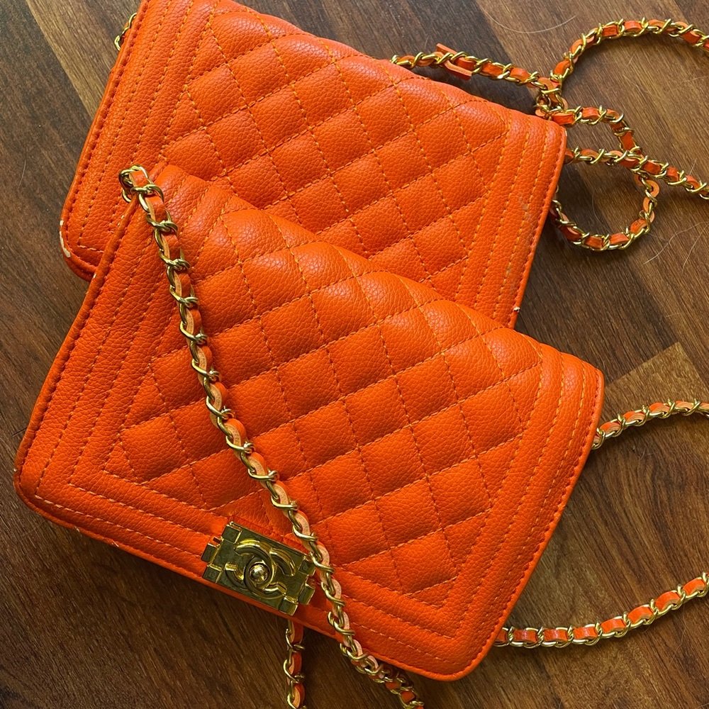 Orange purse